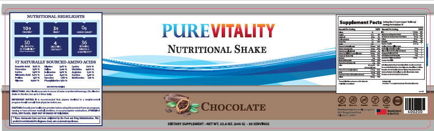 PURE Chocolate Protein Label